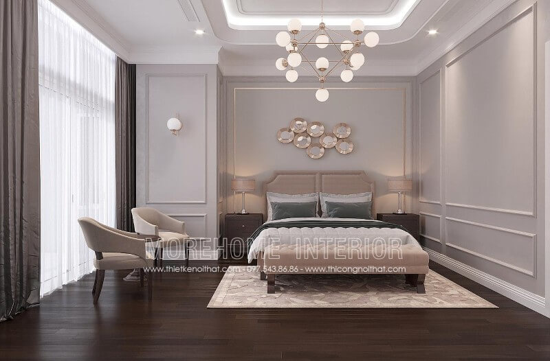 Giường ngủ biệt thự Giường ngủ biệt thự