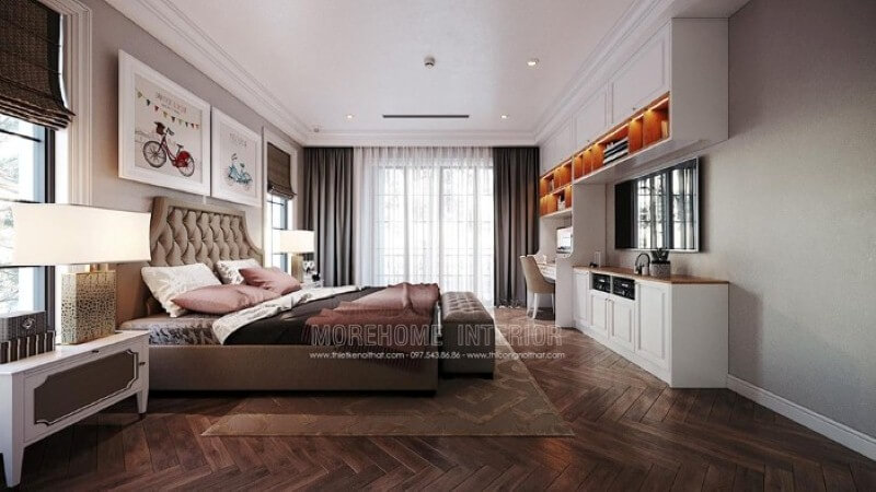 Giường ngủ biệt thự Giường ngủ biệt thự