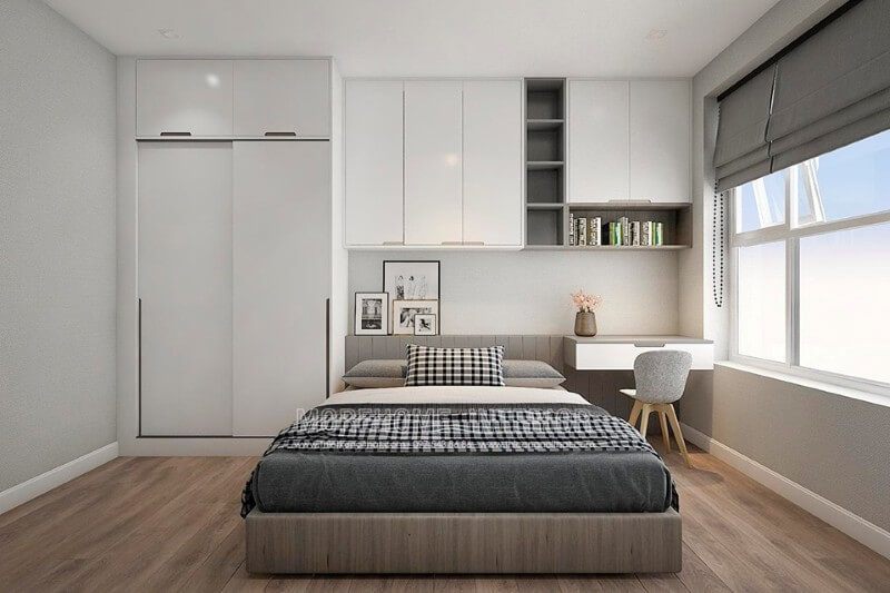 gái
Mẫu tủ quần áo cửa lùa dành cho phòng ngủ của cô bé.