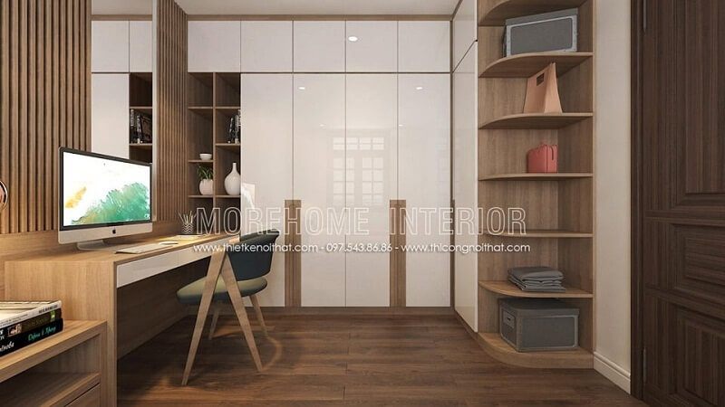 của mình.
Mẫu tủ quần áo trắng với thiết kế độc đáo, cùng với kê tủ không cánh tạo nên điểm nhấn đặc biệt cho sản phẩm, giúp gia chủ trưng bày đồ yêu thích của mình một cách thẩm mỹ.